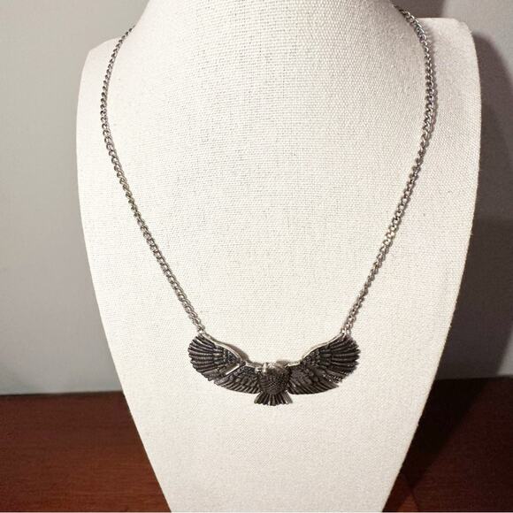 American Eagle EAGLE BIRD Necklace and TRIANGLE Lot of 2 Set Boho Bundle Western - Picture 13 of 15